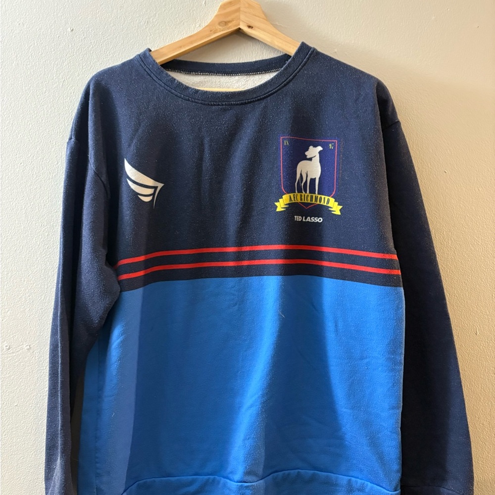 Ted Lasso Navy and Blue Crewneck Sweatshirt